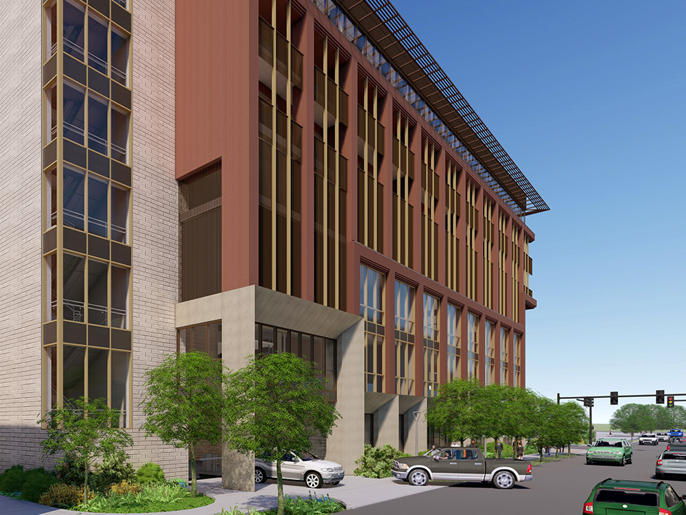 reserved parking garage off Edwards street
