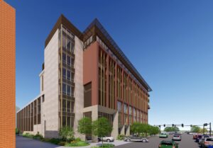 Rendering of the Warner Building